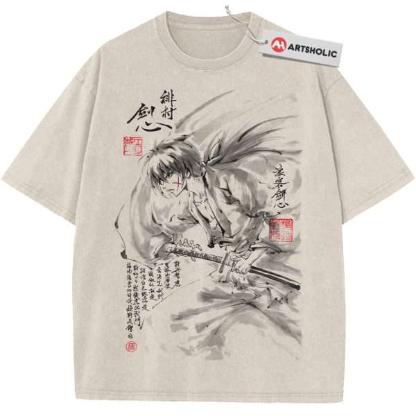 Himura Kenshin Shirt, Rurouni Kenshin Shirt, Anime Shirt, Vintage T-Shirt
