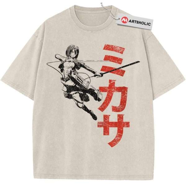 Mikasa Ackerman Shirt, Attack on Titan Shirt, AOT Shirt, Vintage T-Shirt