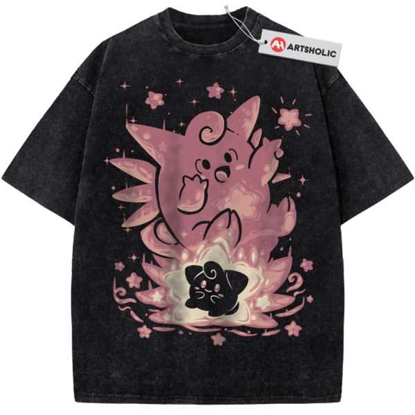 Clefable Shirt, Cleffa Shirt, Pokemon shirt, Anime Shirt, Vintage Tee