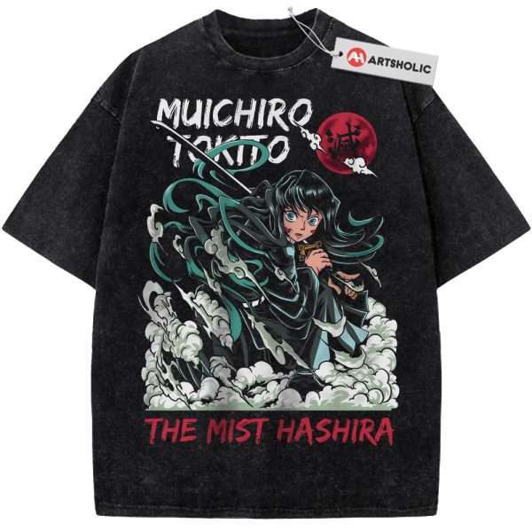 Muichiro Tokito Shirt, Demon Slayer Shirt, Anime Shirt, Vintage Tee