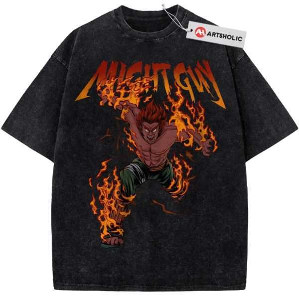 Might Guy Shirt, Naruto Shirt, Anime Shirt, Vintage T-Shirt