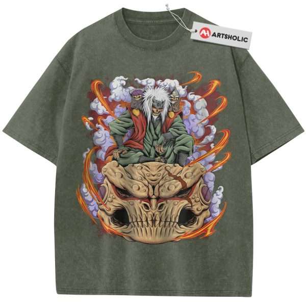 Skull Jiraiya Shirt, Naruto Shirt, Anime Shirt, Vintage T-Shirt