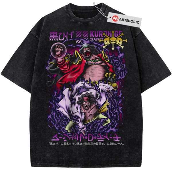 Blackbeard Shirt, Marshall D Teach Shirt, One Piece Shirt, Anime Shirt, Vintage T-Shirt