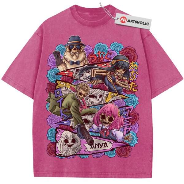 Skull Spy x Family Shirt, Anime Shirt, Vintage Tee