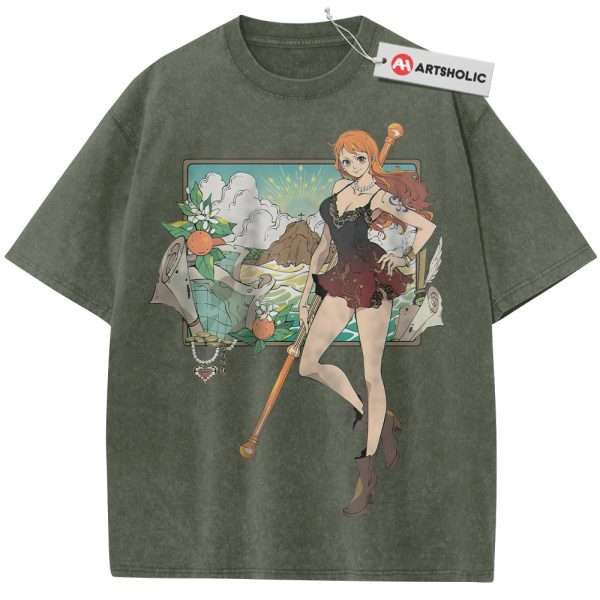 Nami Shirt, One Piece Shirt, Anime Shirt, Vintage T-Shirt