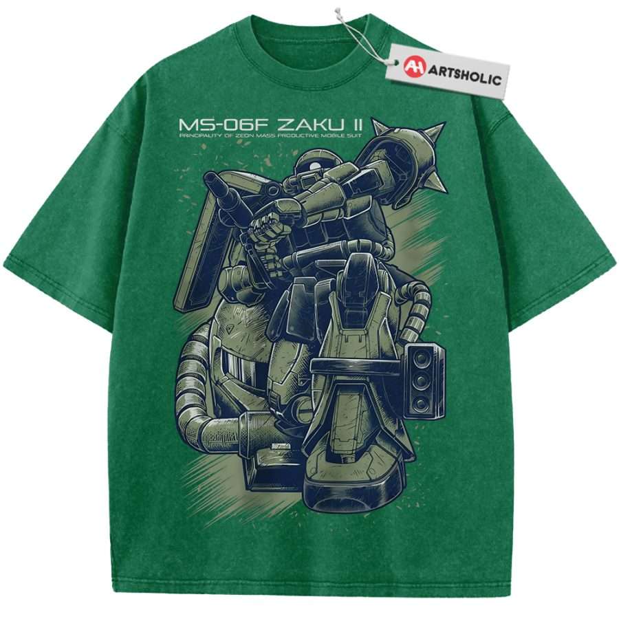 MS-06 Zaku II Shirt, The Gundam Shirt, Anime Shirt, Vintage T