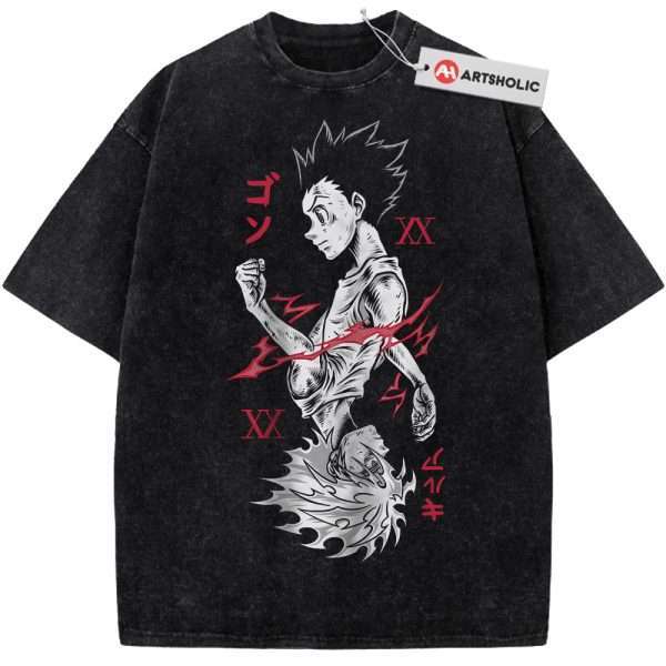 Killua Zoldyck Shirt, Gon Freecss Shirt, Hunter x Hunter Shirt, HxH Shirt, Anime Shirt, Vintage Tee