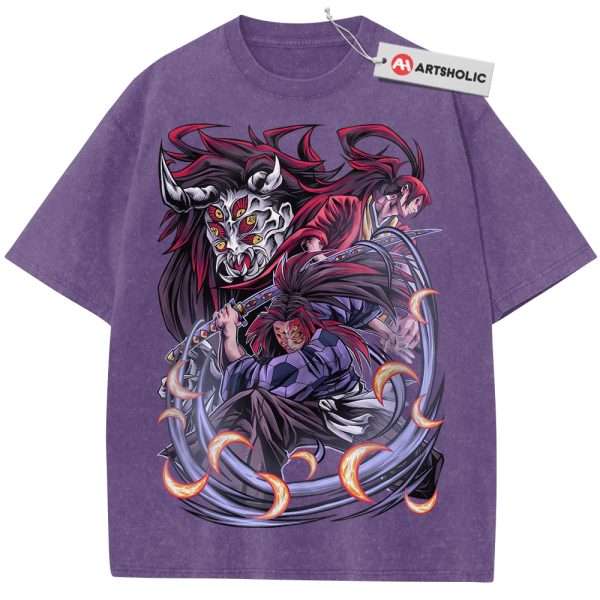 Kokushibo Shirt, Demon Slayer Shirt, Anime Shirt, Vintage T-Shirt