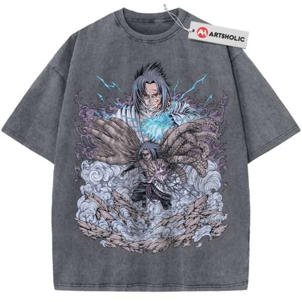 Sasuke Uchiha Shirt, Naruto Shirt, Anime Shirt, Vintage T-Shirt
