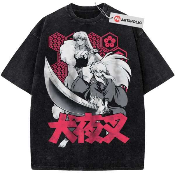 Sesshomaru vs Inuyasha Shirt, Anime Shirt, Vintage T-Shirt