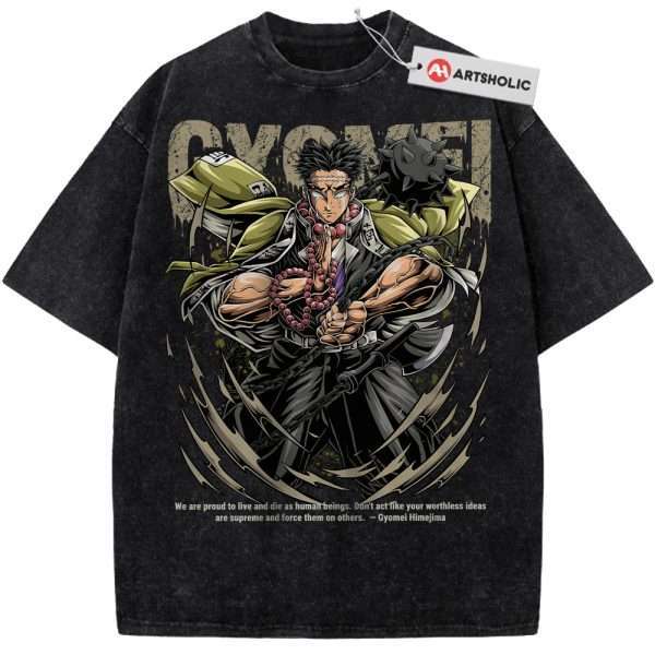 Gyomei Himejima Shirt, Demon Slayer Shirt, Anime Shirt, Vintage T-Shirt