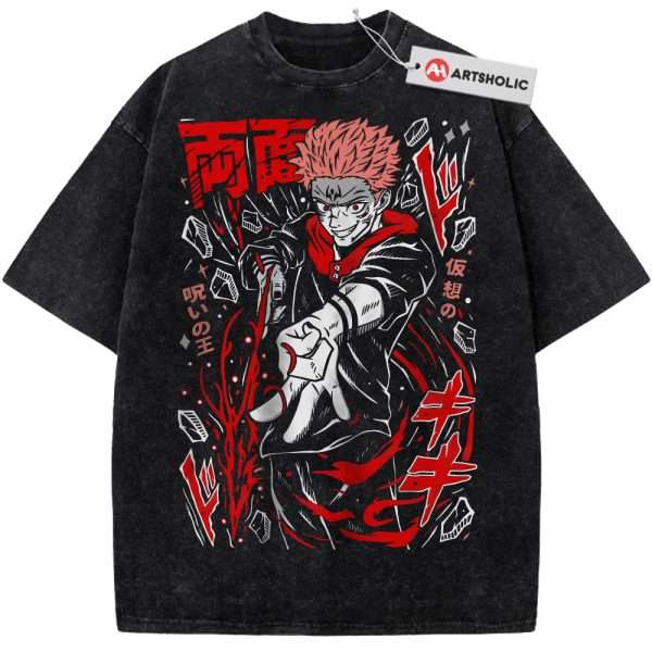 Yuji Itadori Shirt, Jujutsu Kaisen Shirt, Anime Shirt, Vintage T-Shirt