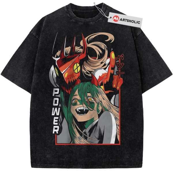 Power Shirt, Chainsaw Man Shirt, Anime Shirt, Vintage T-Shirt