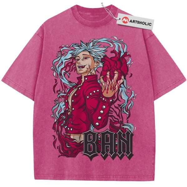 Ban Shirt, The Seven Deadly Sins Shirt, Anime Shirt, Vintage T-Shirt