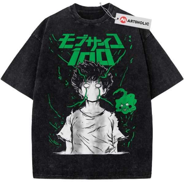 Shigeo Kageyama Shirt, Mob Psycho 100 Shirt, Anime Shirt, Vintage T-Shirt
