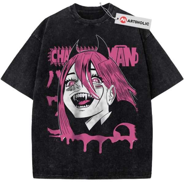 Power Shirt, Chainsaw Man Shirt, Anime Shirt, Vintage Tee