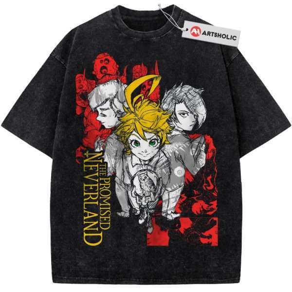 The Promised Neverland Shirt, Anime Shirt, Vintage T-Shirt