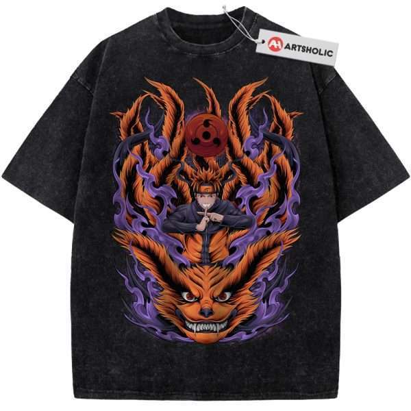 Kurama vs Naruto Uzumaki Shirt, Anime Shirt, Vintage T-Shirt
