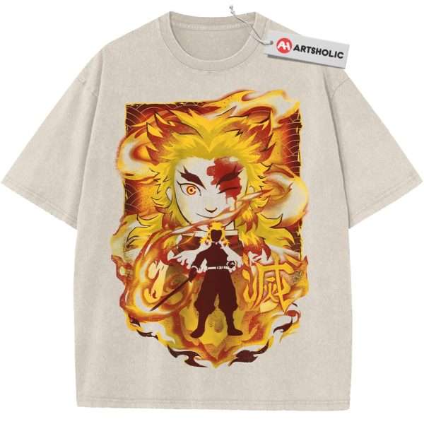Kyojuro Rengoku Shirt, Demon Slayer Shirt, Anime Shirt, Vintage T-Shirt