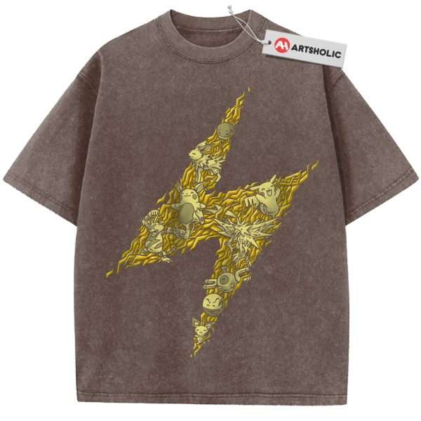 Electric-Type Shirt, Pokemon shirt, Anime Shirt, Vintage Tee