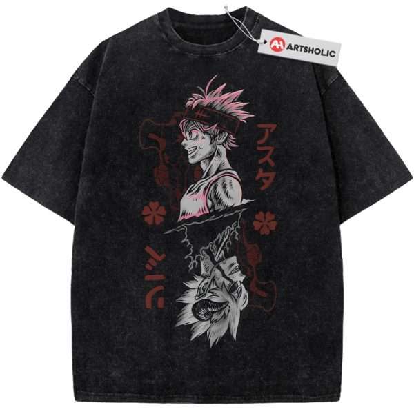 Asta Shirt, Black Clover Shirt, Anime Shirt, Vintage T-Shirt