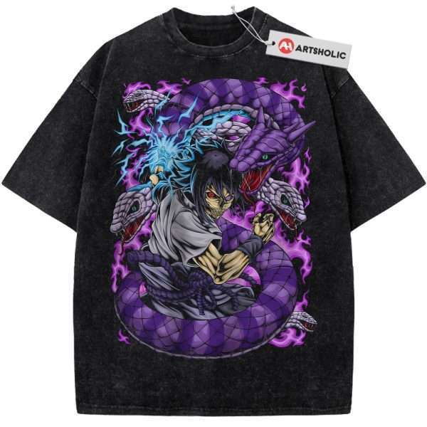 Skull Sasuke Uchiha Shirt, Naruto Shirt, Anime Shirt, Vintage Tee