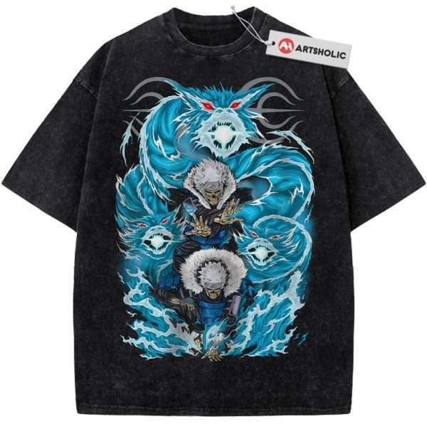 Skeleton Tobirama Senju Shirt, Naruto Shirt, Anime Shirt, Vintage T-Shirt