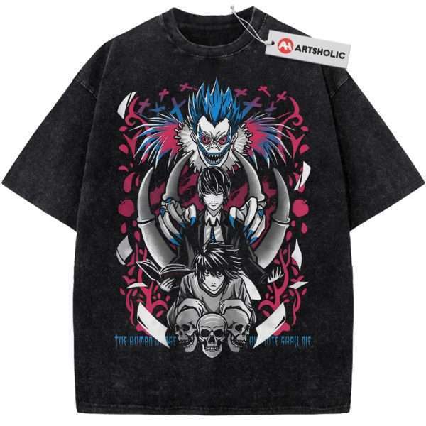 Ryuk vs Light Yagami Shirt, Death Note Shirt, Anime Shirt, Vintage T-Shirt