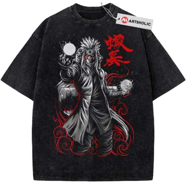 Jiraiya Shirt, Naruto Shirt, Anime Shirt, Vintage T-Shirt