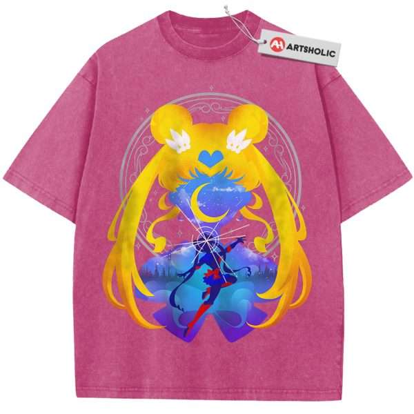 Usagi Tsukino Shirt, Sailor Moon Shirt, Anime Shirt, Vintage T-Shirt - Rose Red, XL