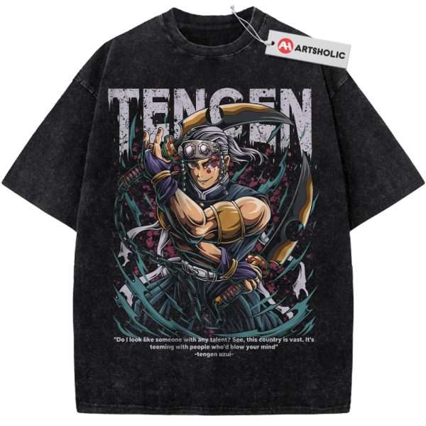 Tengen Uzui Shirt, Demon Slayer Shirt, Anime Shirt, Vintage T-Shirt