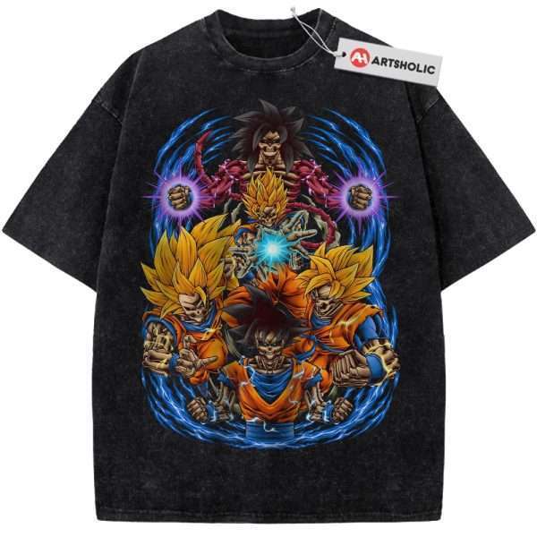 Skeleton Son Goku Shirt, Dragon Ball Shirt, Anime Shirt, Vintage Tee