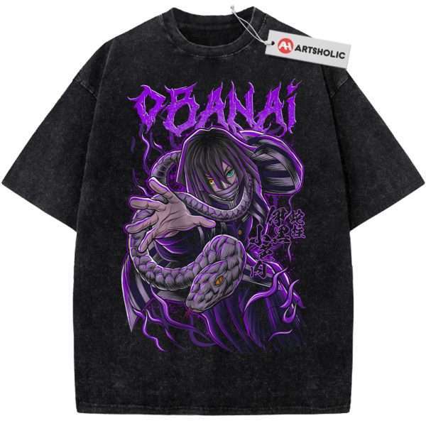 Obanai Iguro Shirt, Demon Slayer Shirt, Anime Shirt, Vintage T-Shirt