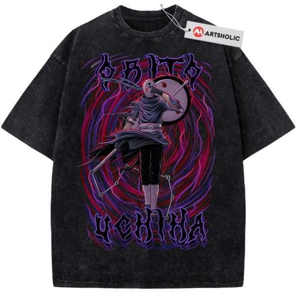 Obito Uchiha Shirt, Naruto Shirt, Anime Shirt, Vintage T-Shirt