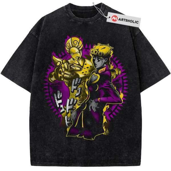 Giorno Giovanna Shirt, JoJo's Bizarre Adventure Shirt, Anime Shirt, Vintage Tee
