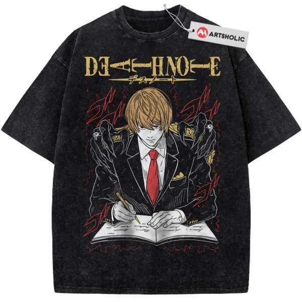 Kira - Light Yagami Shirt, Death Note Shirt, Anime Shirt, Vintage T-Shirt