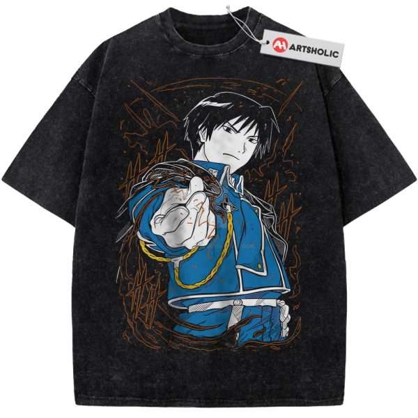 Roy Mustang Shirt, Fullmetal Alchemist Shirt, Anime Shirt, Vintage T-Shirt