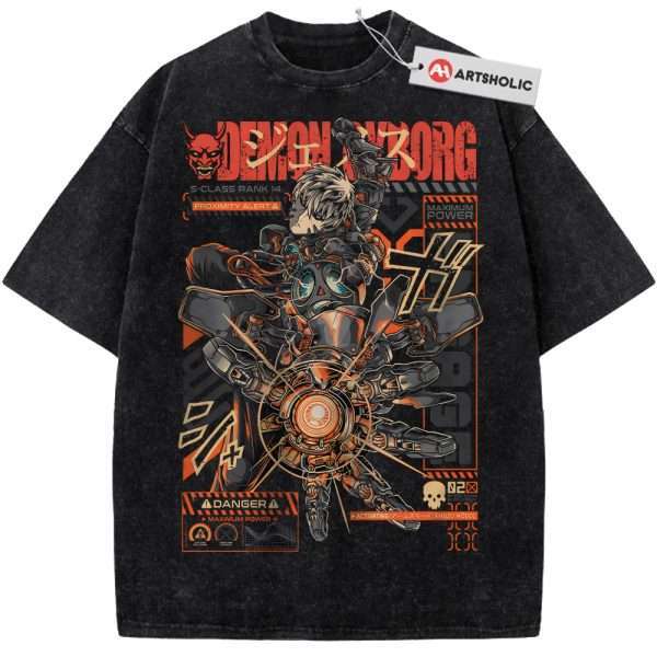 Genos Shirt, One Punch Man Shirt, Anime Shirt, Vintage T-Shirt