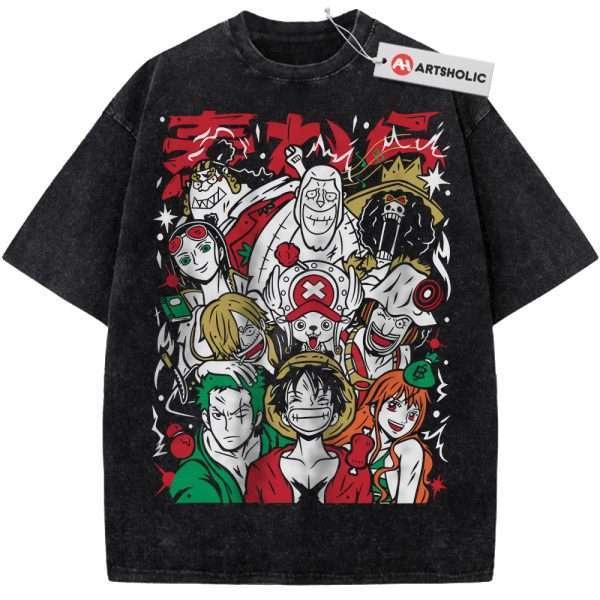 Straw Hat Pirates Shirt, One Piece Shirt, Anime Shirt, Vintage Tee