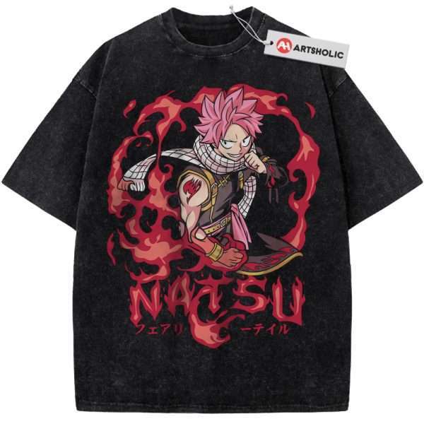 Natsu Dragneel Shirt, Fairy Tail Shirt, Anime Shirt, Vintage Tee