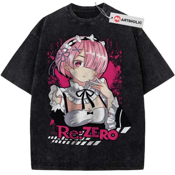 Ram Shirt, Re:Zero Shirt, Anime Shirt, Vintage Tee