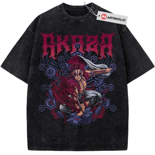 Akaza Shirt, Demon Slayer Shirt, Anime Shirt, Vintage T-Shirt