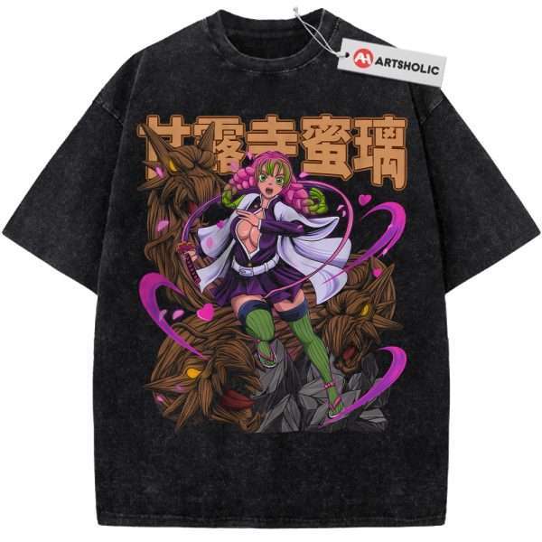 Mitsuri Kanroji Shirt, Demon Slayer Shirt, Anime Shirt, Vintage T-Shirt