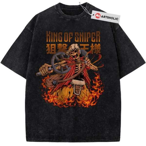 Skeleton Usopp Shirt, One Piece Shirt, Anime Shirt, Vintage Tee