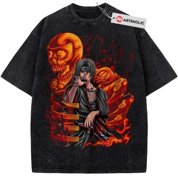 Itachi Uchiha Shirt, Akatsuki Shirt, Naruto Shirt, Anime Shirt, Vintage Tee