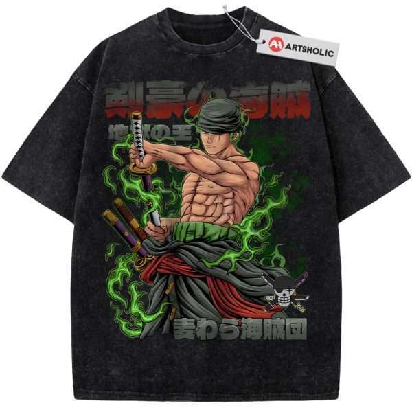 Roronoa Zoro Shirt, One Piece Shirt, Anime Shirt, Vintage Tee
