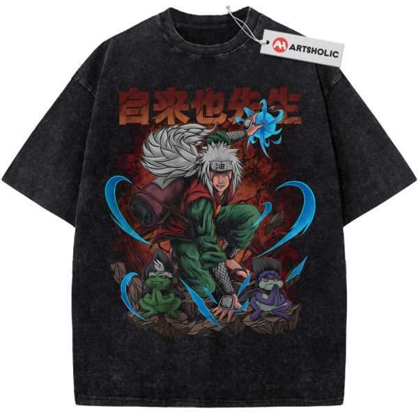 Jiraiya Shirt, Naruto Shirt, Anime Shirt, Vintage T-Shirt