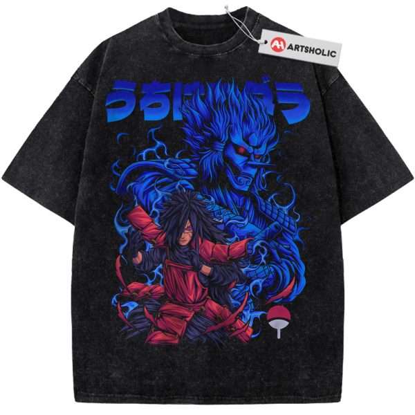 Madara Uchiha Shirt, Naruto Shirt, Anime Shirt, Vintage T-Shirt