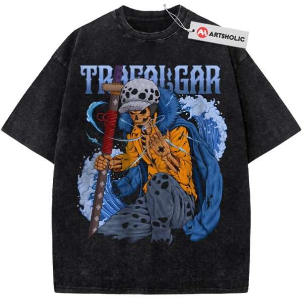 Skull Trafalgar D Water Law Shirt, One Piece Shirt, Anime Shirt, Vintage T-Shirt