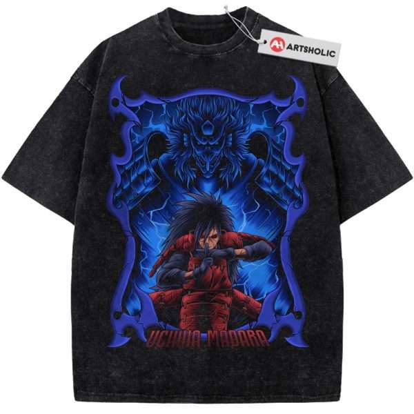 Madara Uchiha Shirt, Naruto Shirt, Anime Shirt, Vintage T-Shirt